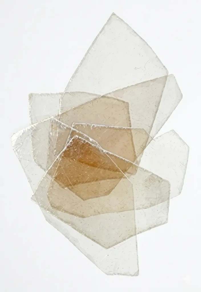 Pieces of mica splitting